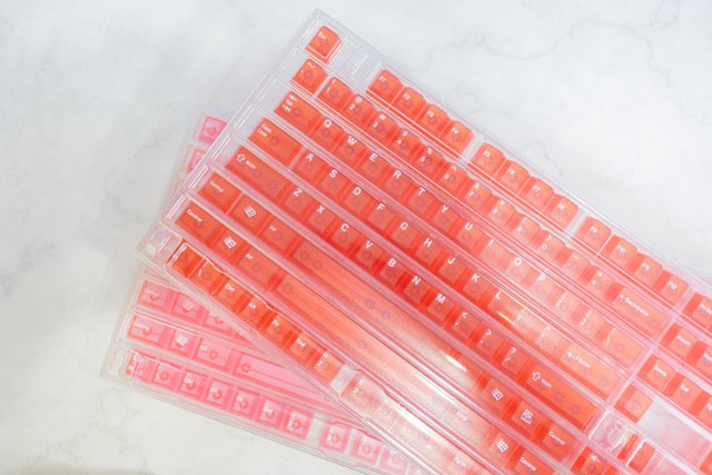 LeleLab Crystal Color Clear ABS Keycap Sets