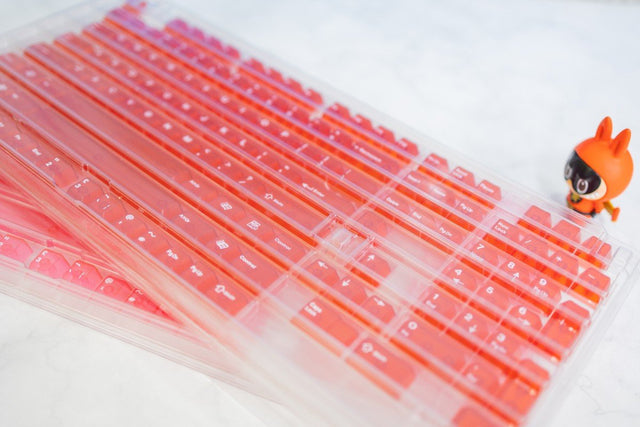 LeleLab Crystal Color Clear ABS Keycap Sets