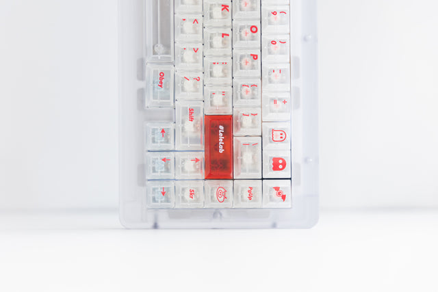 LeleLab Supsup SuperX White Keycap Set