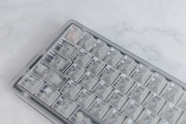 LeleLab Crystal Color Clear ABS Keycap Sets