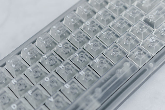 LeleLab Crystal Color Clear ABS Keycap Sets