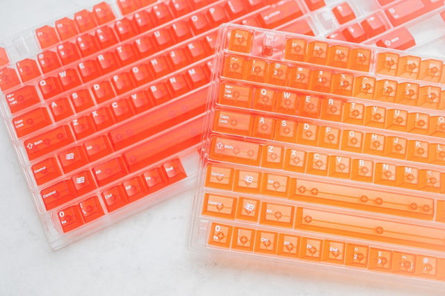 LeleLab Crystal Color Clear ABS Keycap Sets