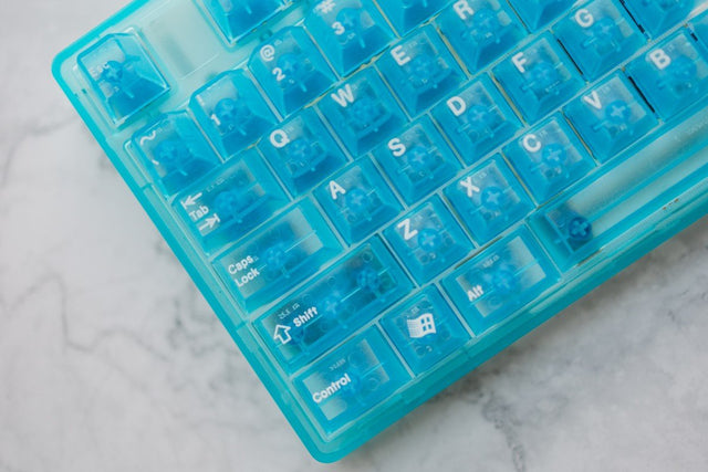 LeleLab Crystal Color Clear ABS Keycap Sets