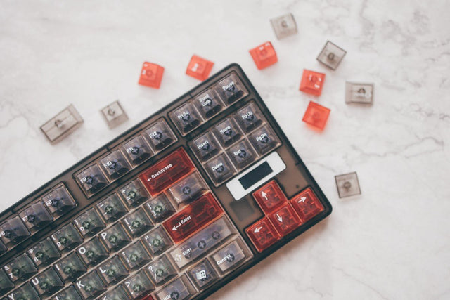 LeleLab Crystal Color Clear ABS Keycap Sets