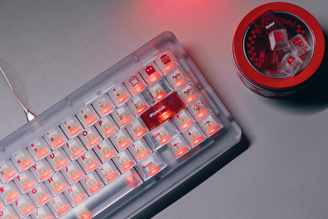 LeleLab Supsup SuperX White Keycap Set