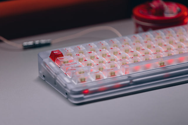 LeleLab Supsup SuperX White Keycap Set