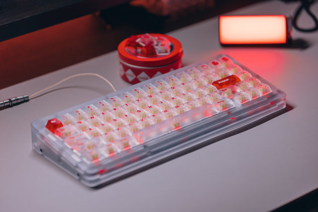 LeleLab Supsup SuperX White Keycap Set