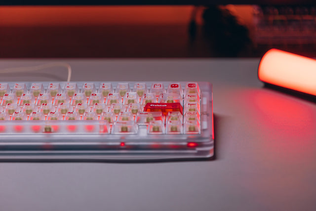 LeleLab Supsup SuperX White Keycap Set