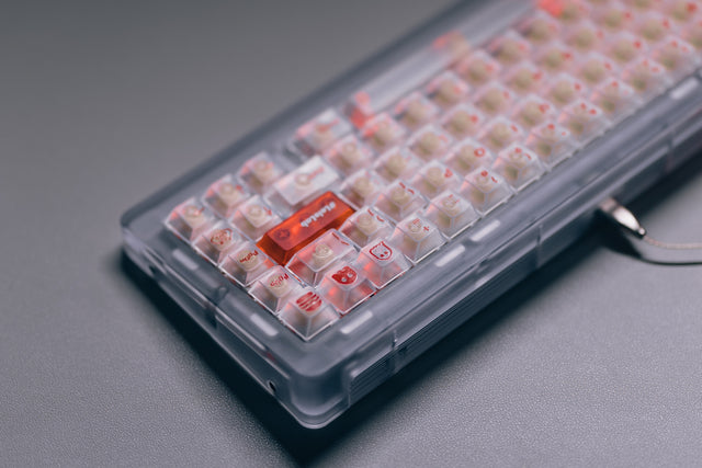 LeleLab Supsup SuperX White Keycap Set