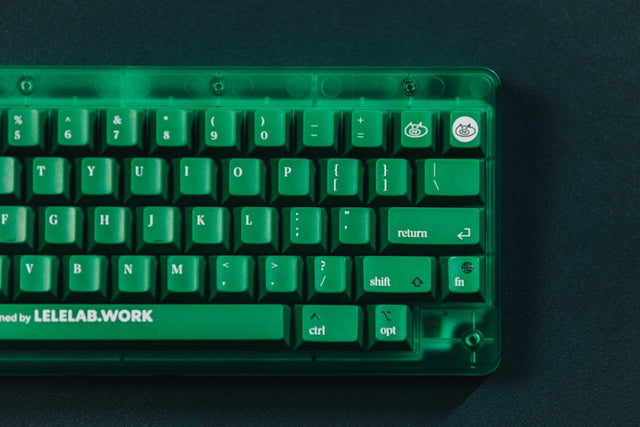 LeleLab Supsup Colombian Green Emerald Keycap Set