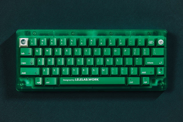 LeleLab Supsup Colombian Green Emerald Keycap Set