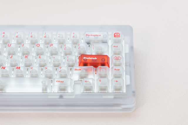 LeleLab Supsup SuperX White Keycap Set