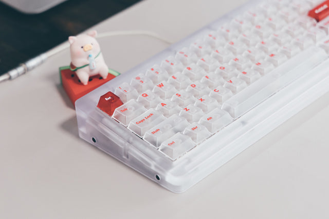 LeleLab Supsup SuperX White Keycap Set