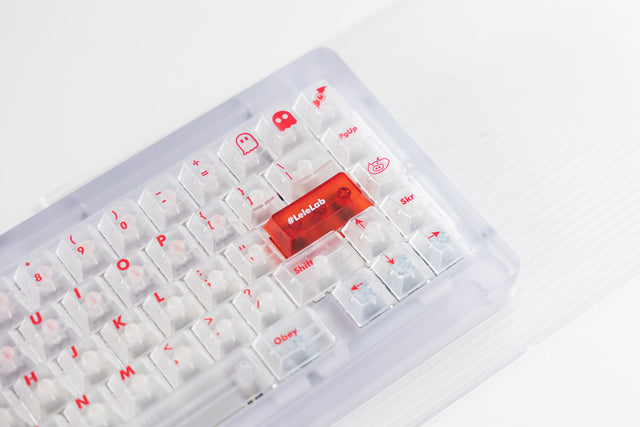 LeleLab Supsup SuperX White Keycap Set