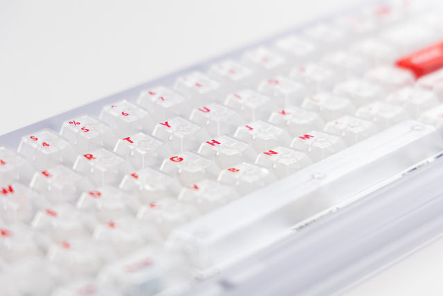 LeleLab Supsup SuperX White Keycap Set