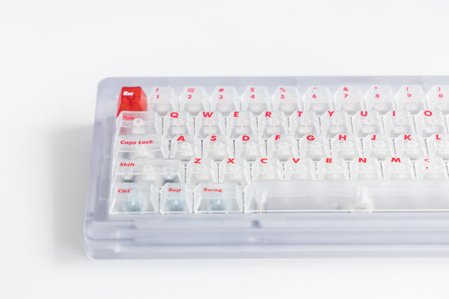 LeleLab Supsup SuperX White Keycap Set